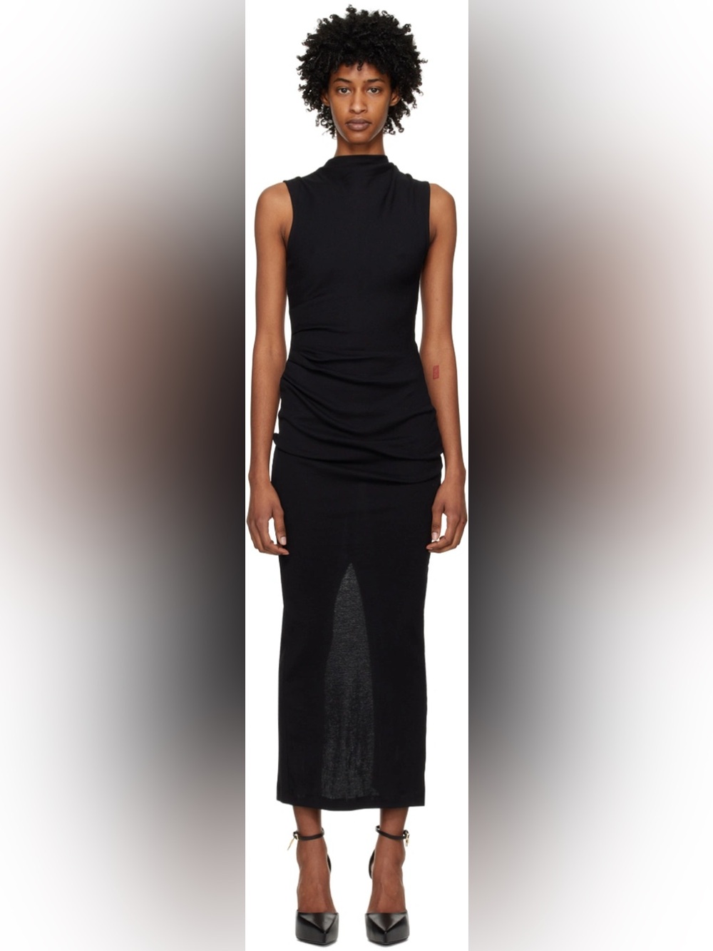 HELMUT LANG
Black Sleeveless Maxi Dress